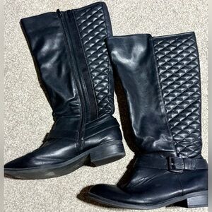 torrid Black Quilted Sorter Heeled Boots